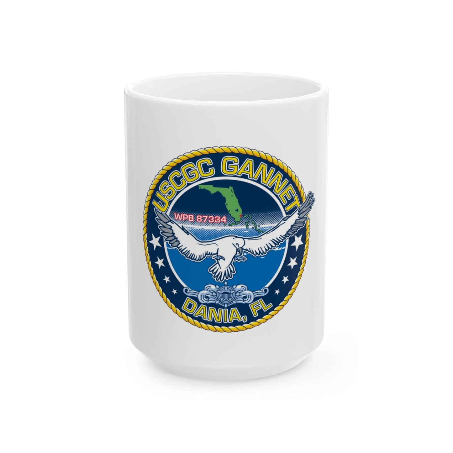 USCGC Gannet Dania FL (U.S. Coast Guard) White Coffee Mug