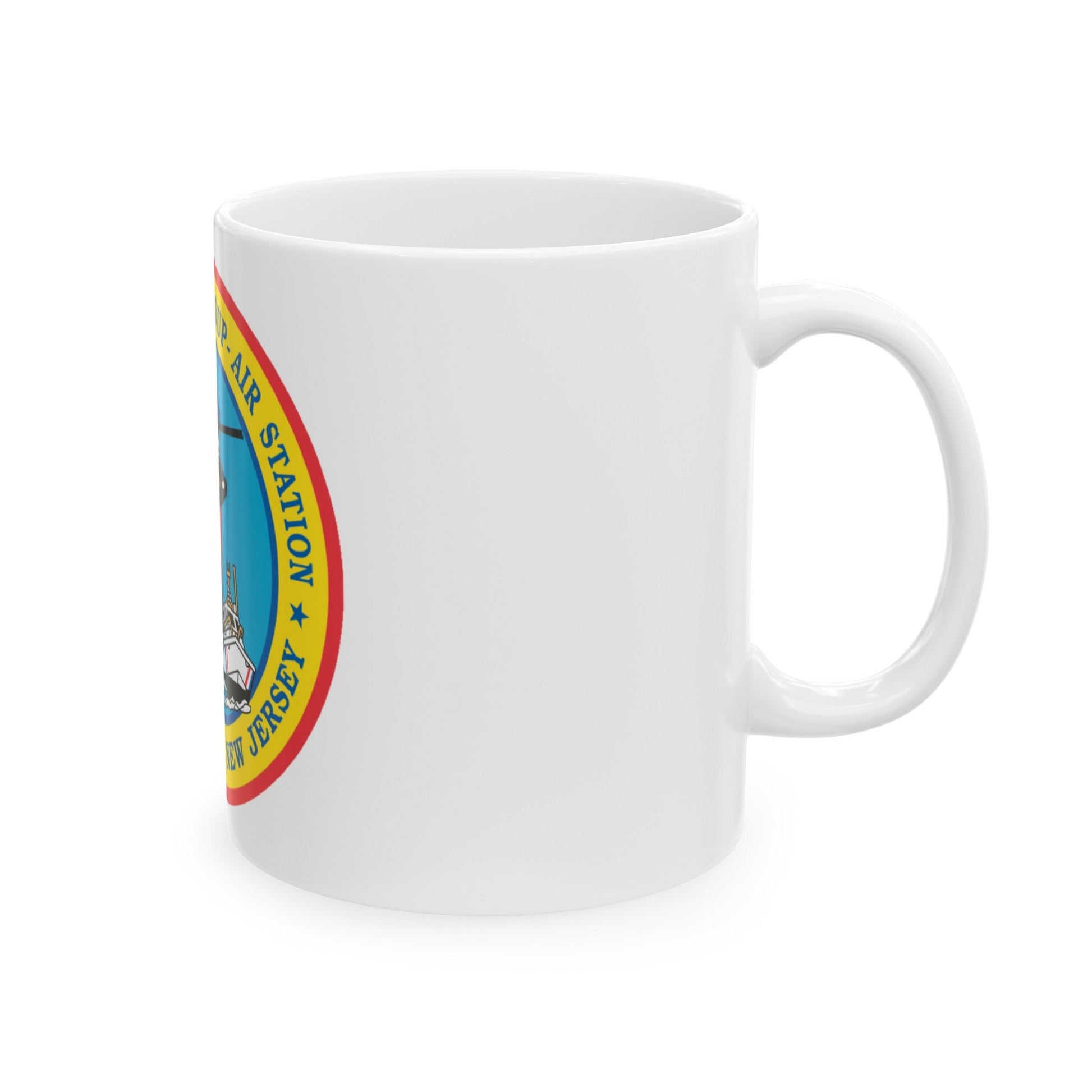 USCGC Group Air Station Atlantic City NJ (U.S. Coast Guard) White Coffee Mug-The Sticker Space