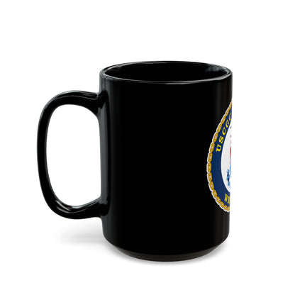 USCGC Hamilton WMSL 753 (U.S. Coast Guard) Black Coffee Mug-The Sticker Space