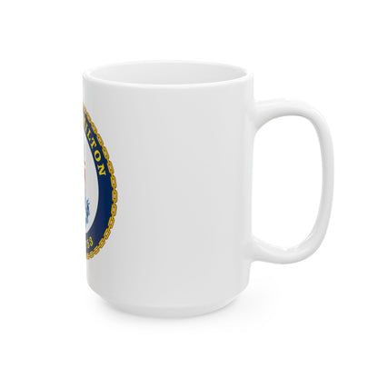 USCGC Hamilton WMSL 753 (U.S. Coast Guard) White Coffee Mug