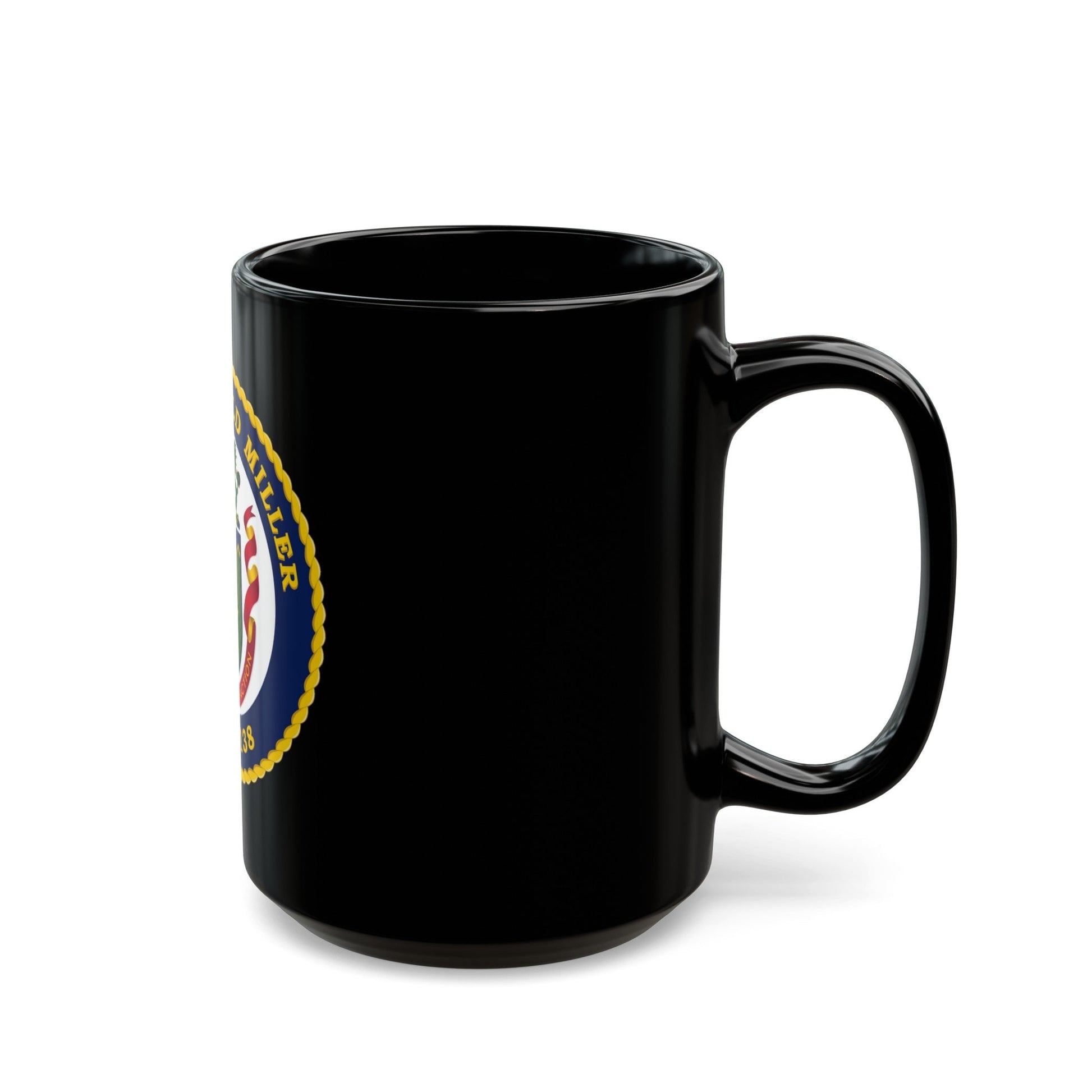 USCGC Harold Miller WPC 1138 (U.S. Coast Guard) Black Coffee Mug-The Sticker Space