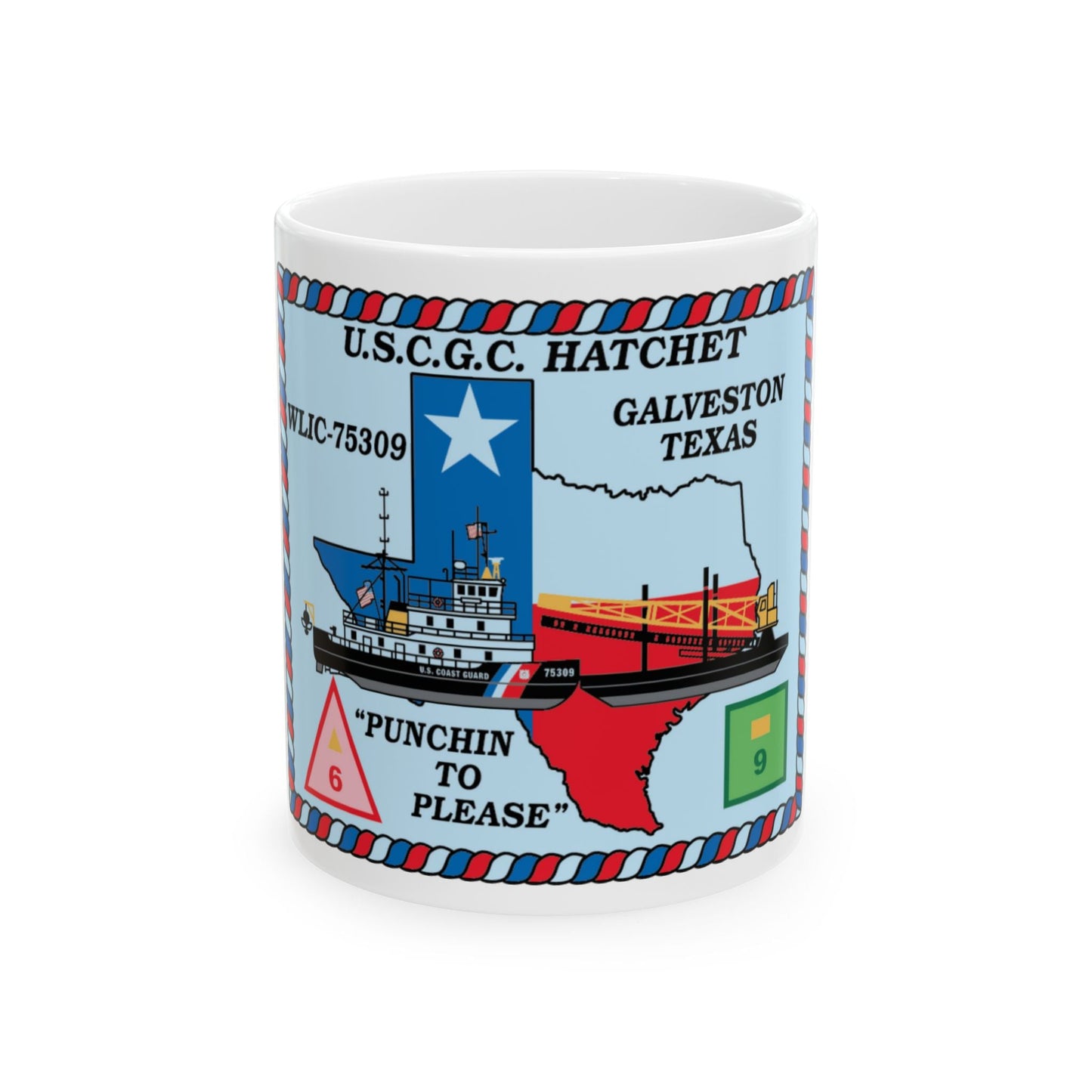 USCGC Hatchet WLIC 75309 (U.S. Coast Guard) White Coffee Mug