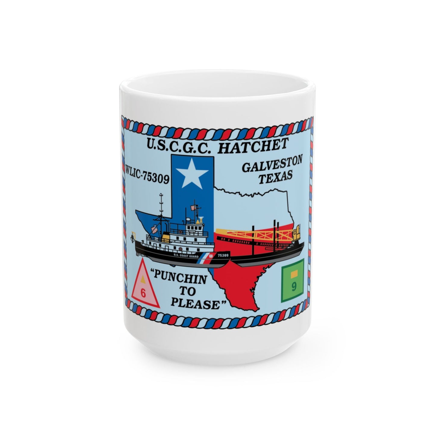 USCGC Hatchet WLIC 75309 (U.S. Coast Guard) White Coffee Mug