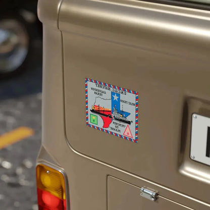 USCGC Hatchet WLIC 75309 (U.S. Coast Guard) REVERSE PRINT Transparent Die-Cut STICKER - The Sticker Space