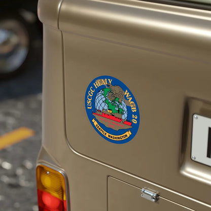 USCGC Healy WAGB 20 Seattle Wash (U.S. Coast Guard) Transparent STICKER Die-Cut Vinyl Decal - The Sticker Space