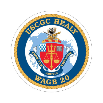 USCGC Healy WAGB 20 (U.S. Coast Guard) STICKER Vinyl Die-Cut Decal 5 Inch - The Sticker Space