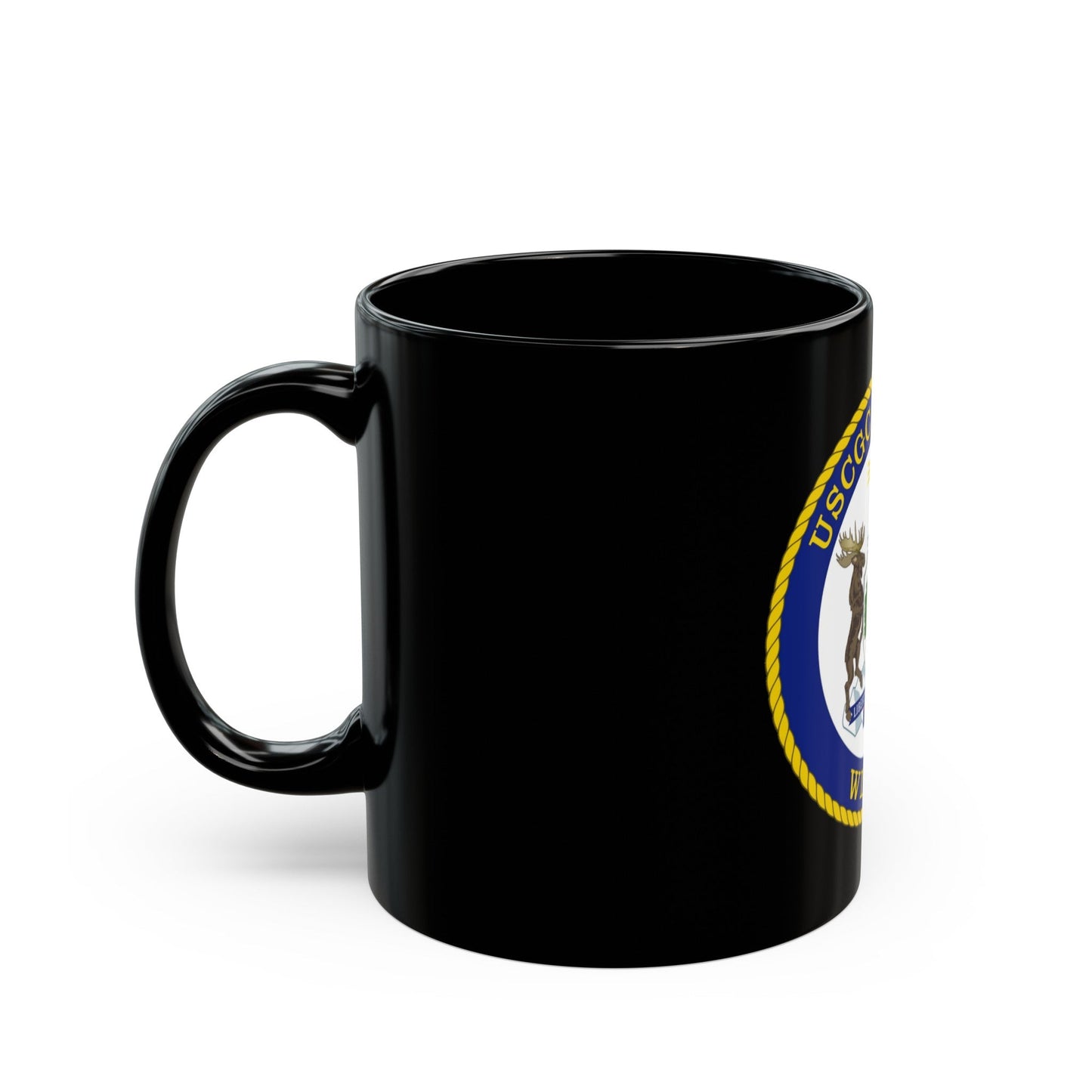 USCGC Hickory WLB 212 (U.S. Coast Guard) Black Coffee Mug-The Sticker Space