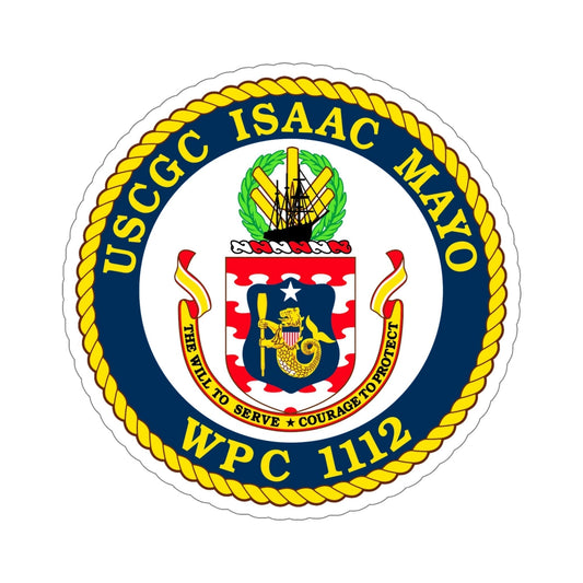 USCGC Isaac Mayo WPC 1112 (U.S. Coast Guard) STICKER Vinyl Die-Cut Decal-6 Inch-The Sticker Space