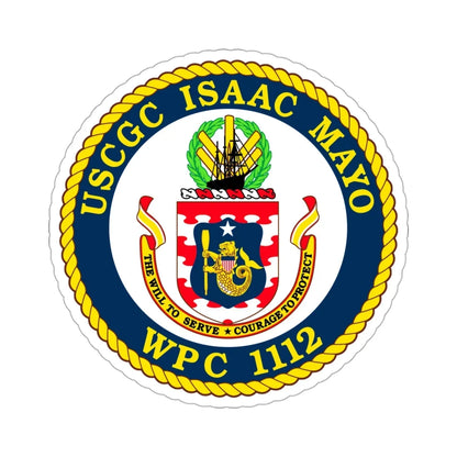 USCGC Isaac Mayo WPC 1112 (U.S. Coast Guard) STICKER Vinyl Die-Cut Decal 3 Inch - The Sticker Space