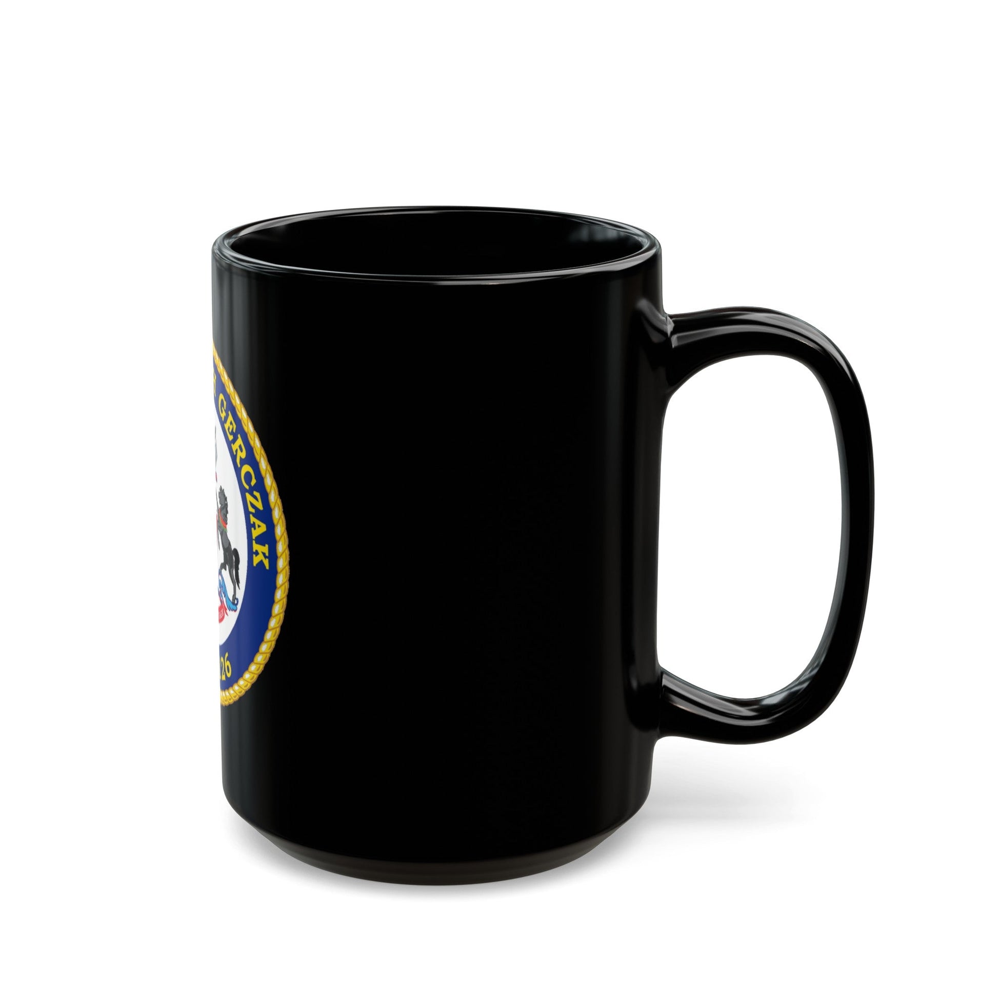 USCGC JOSEPH GERCZAK WPC 1126 (U.S. Coast Guard) Black Coffee Mug-The Sticker Space