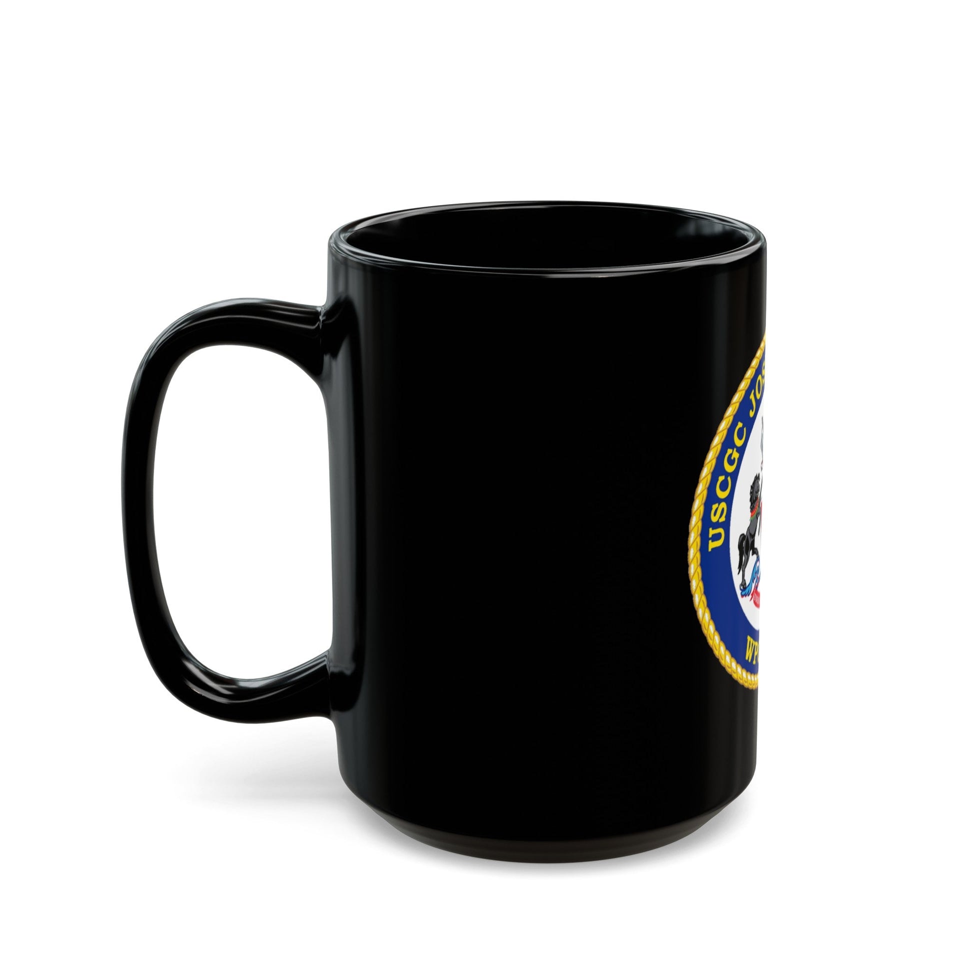 USCGC JOSEPH GERCZAK WPC 1126 (U.S. Coast Guard) Black Coffee Mug-The Sticker Space