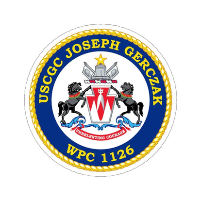 USCGC JOSEPH GERCZAK WPC 1126 (U.S. Coast Guard) STICKER Vinyl Die-Cut Decal 5 Inch - The Sticker Space