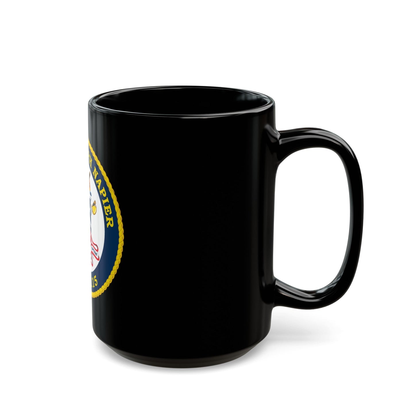 USCGC Joseph Napier WPC 115 (U.S. Coast Guard) Black Coffee Mug-The Sticker Space