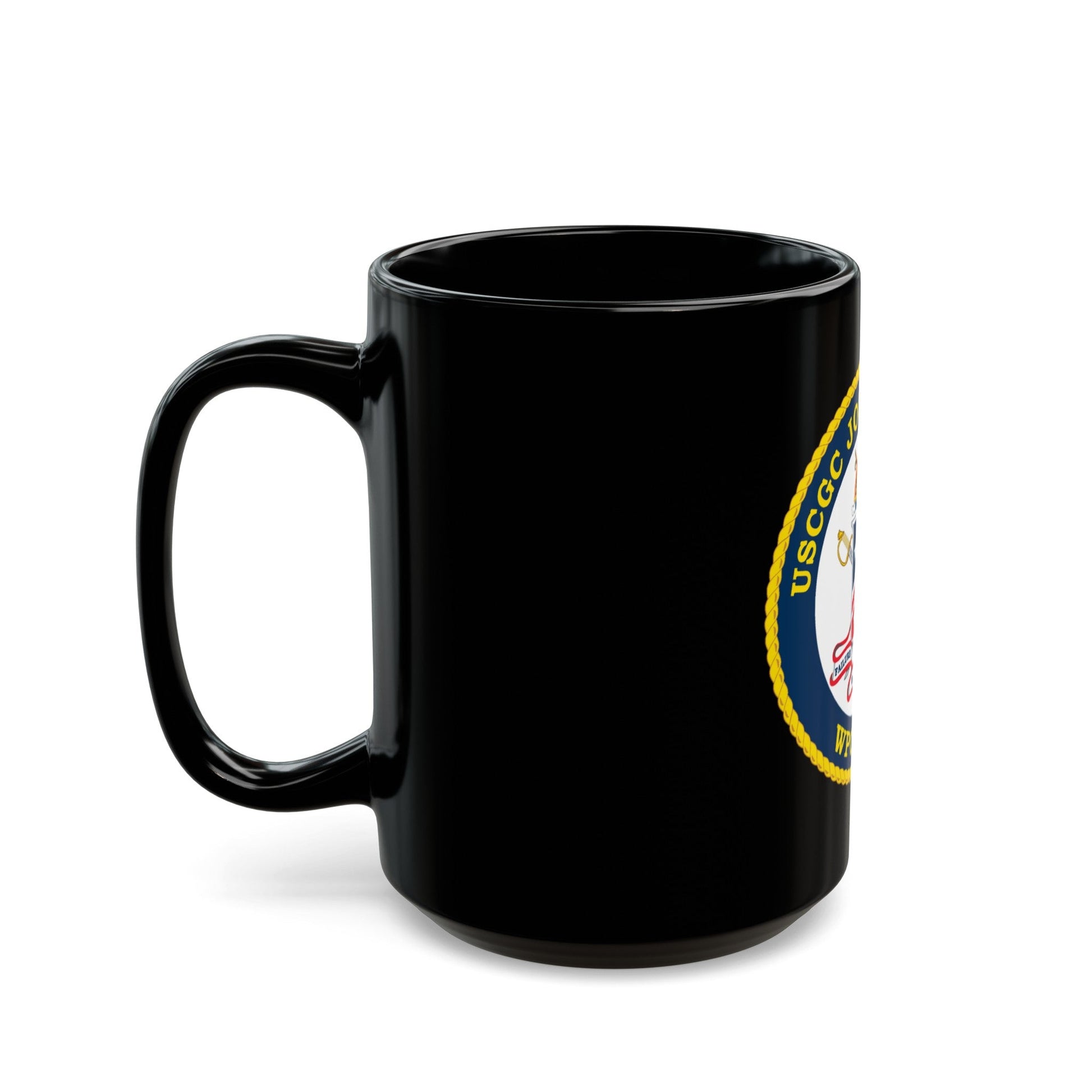 USCGC Joseph Napier WPC 115 (U.S. Coast Guard) Black Coffee Mug-The Sticker Space