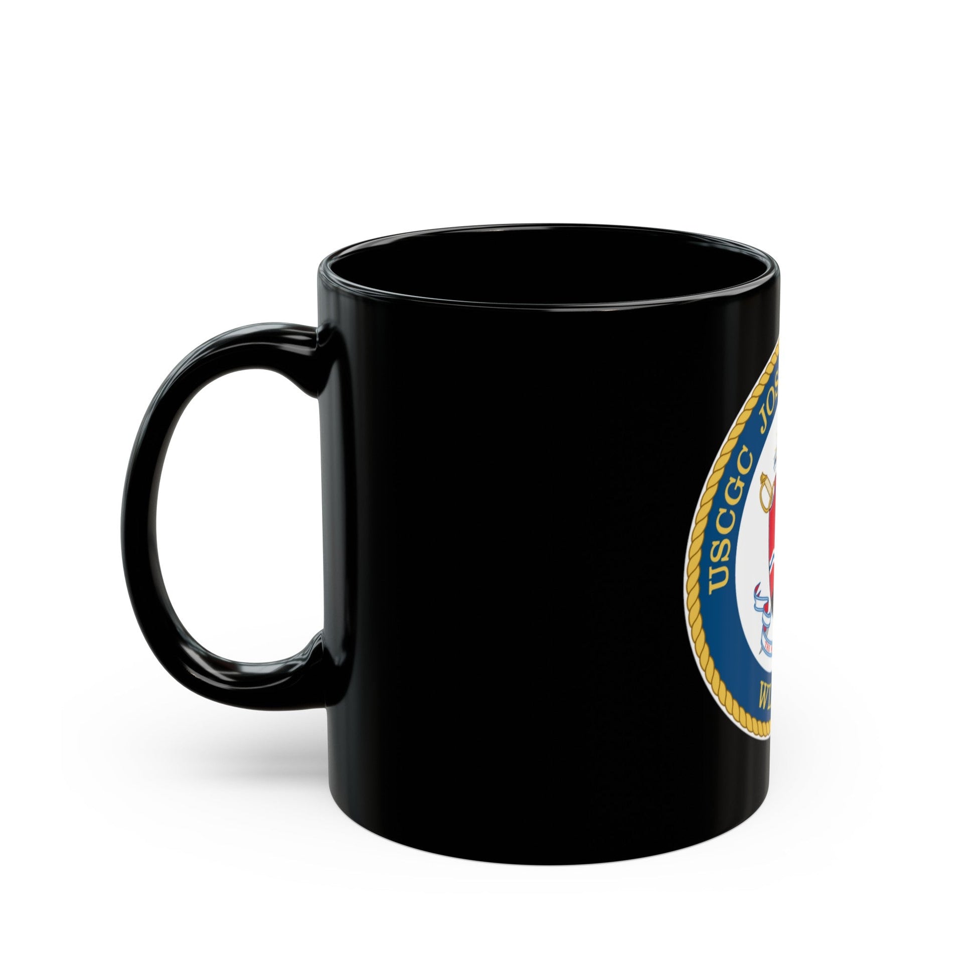 USCGC Joshua Appleby WLM 556 (U.S. Coast Guard) Black Coffee Mug-The Sticker Space