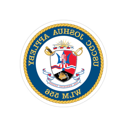 USCGC Joshua Appleby WLM 556 (U.S. Coast Guard) REVERSE PRINT Transparent STICKER-6 Inch-The Sticker Space