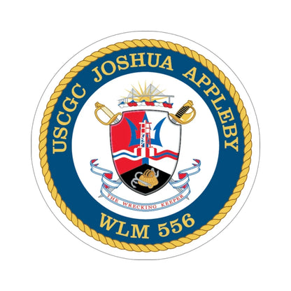 USCGC Joshua Appleby WLM 556 (U.S. Coast Guard) STICKER Vinyl Die-Cut Decal 4 Inch - The Sticker Space