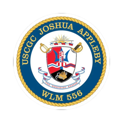 USCGC Joshua Appleby WLM 556 (U.S. Coast Guard) STICKER Vinyl Kiss-Cut Decal 2 Inch White - The Sticker Space