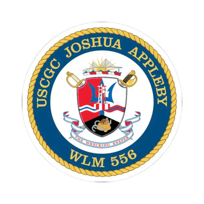 USCGC Joshua Appleby WLM 556 (U.S. Coast Guard) STICKER Vinyl Kiss-Cut Decal 3 Inch White - The Sticker Space