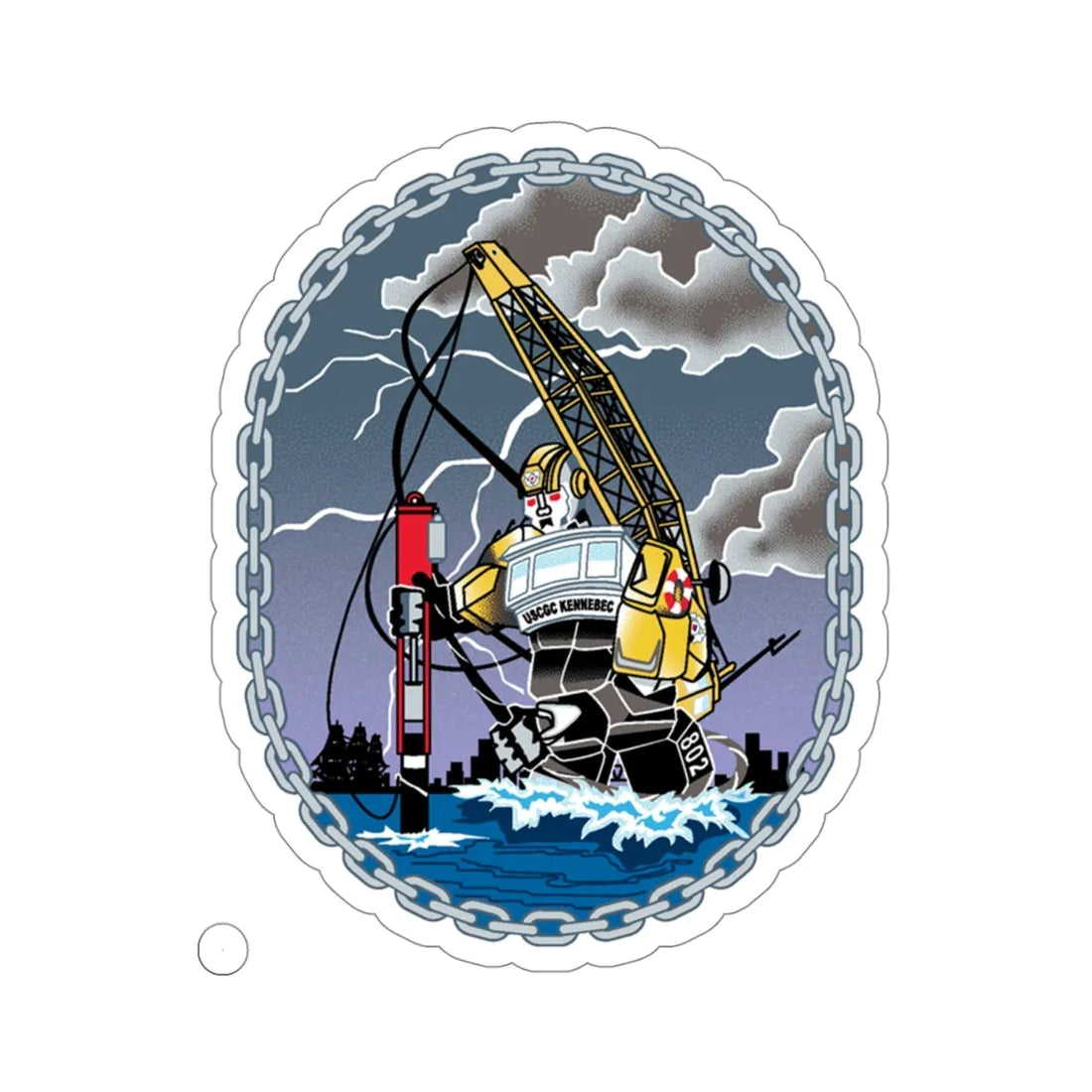 USCGC KENNEBEC (U.S. Coast Guard) STICKER Vinyl Die-Cut Decal 4 Inch - The Sticker Space