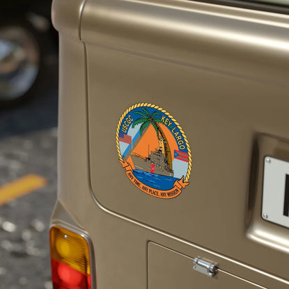 USCGC Key Largo WPB 1324 1 (U.S. Coast Guard) Transparent STICKER Die-Cut Vinyl Decal - The Sticker Space