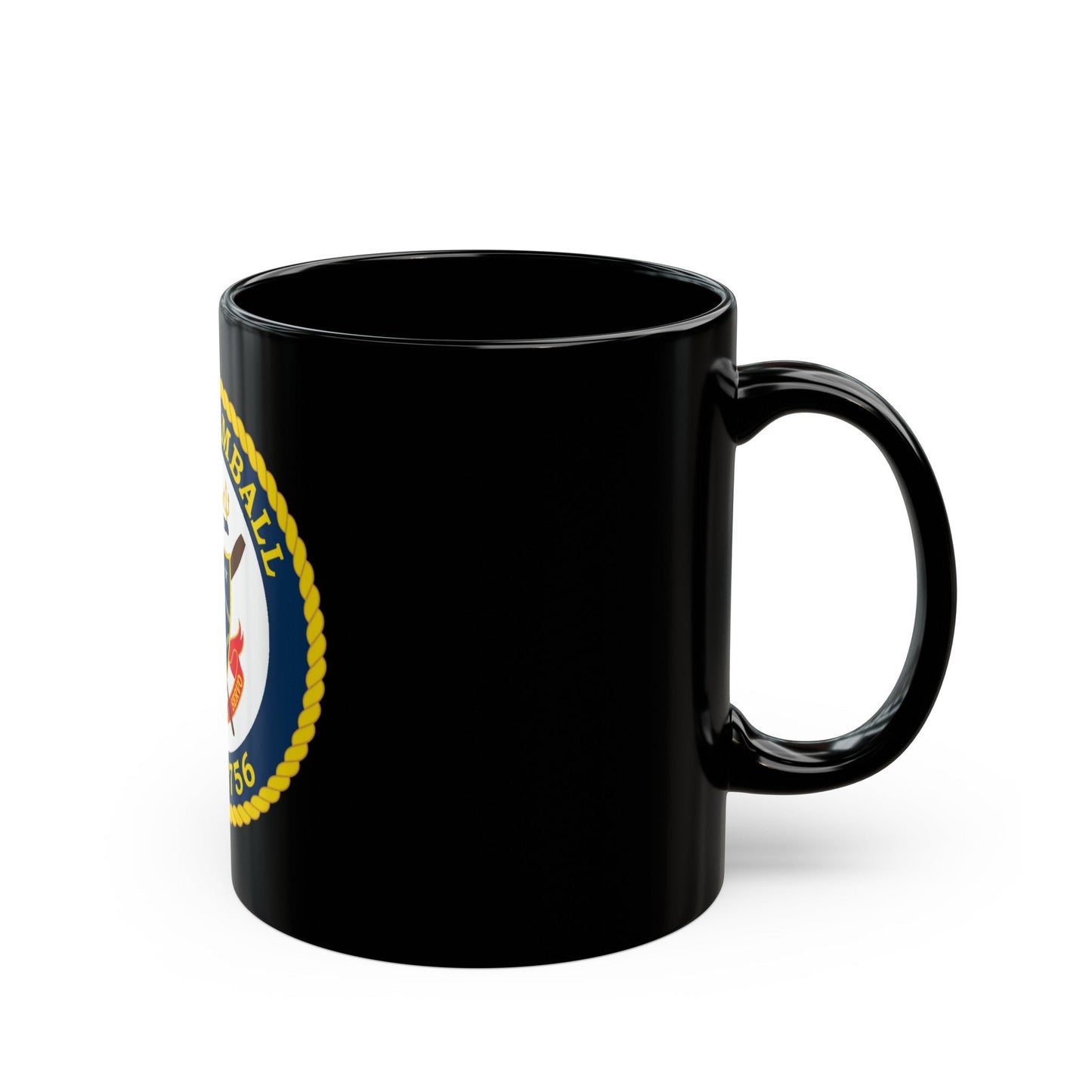 USCGC Kimball WMSL 756 (U.S. Coast Guard) Black Coffee Mug-The Sticker Space