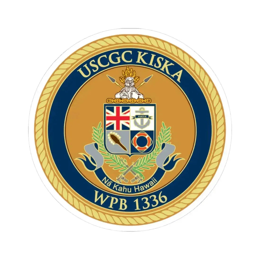 USCGC Kiska WPB 1336 (U.S. Coast Guard) STICKER Vinyl Kiss-Cut Decal - The Sticker Space