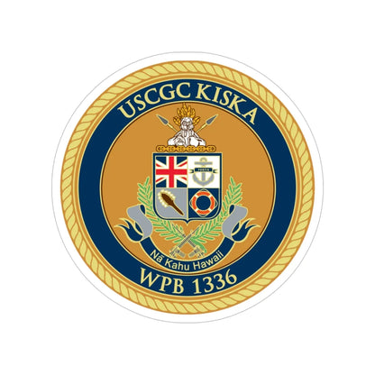 USCGC Kiska WPB 1336 (U.S. Coast Guard) Transparent STICKER Die-Cut Vinyl Decal 6 Inch - The Sticker Space