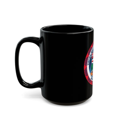 USCGC Kittiwake WPB 87316 (U.S. Coast Guard) Black Coffee Mug-The Sticker Space