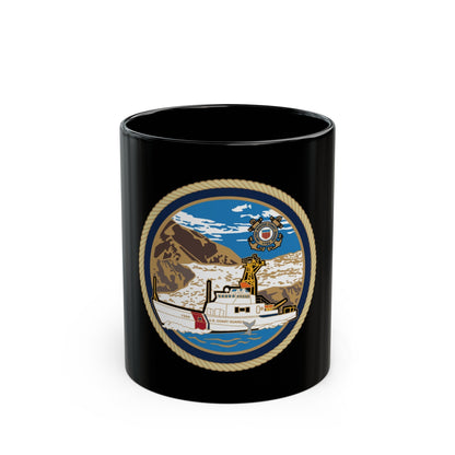 USCGC Liberty Boat (U.S. Coast Guard) Black Coffee Mug-11oz-The Sticker Space