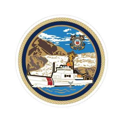 USCGC Liberty Boat (U.S. Coast Guard) STICKER Vinyl Kiss-Cut Decal 6 Inch White - The Sticker Space