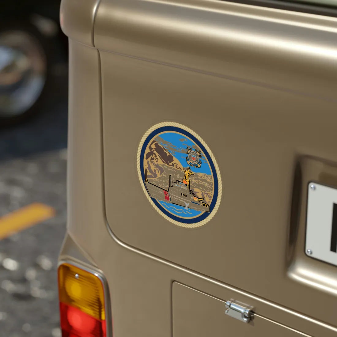 USCGC Liberty Boat (U.S. Coast Guard) Transparent STICKER Die-Cut Vinyl Decal - The Sticker Space