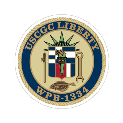 USCGC Liberty WPB 1334 (U.S. Coast Guard) STICKER Vinyl Die-Cut Decal-2 Inch-The Sticker Space