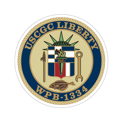 USCGC Liberty WPB 1334 (U.S. Coast Guard) STICKER Vinyl Die-Cut Decal 3 Inch - The Sticker Space