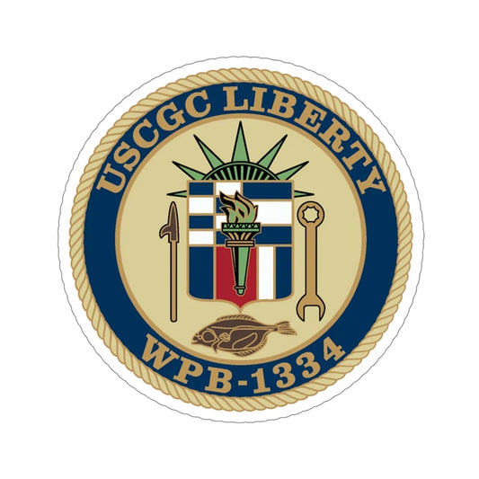 USCGC Liberty WPB 1334 (U.S. Coast Guard) STICKER Vinyl Die-Cut Decal 6 Inch - The Sticker Space