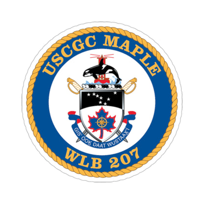 USCGC Maple WLB 207 1 (U.S. Coast Guard) STICKER Vinyl Die-Cut Decal-2 Inch-The Sticker Space