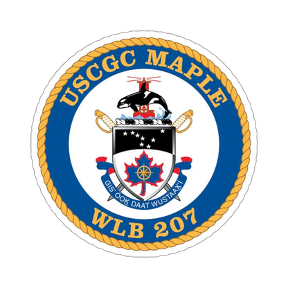 USCGC Maple WLB 207 1 (U.S. Coast Guard) STICKER Vinyl Die-Cut Decal 5 Inch - The Sticker Space