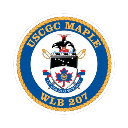 USCGC Maple WLB 207 1 (U.S. Coast Guard) STICKER Vinyl Kiss-Cut Decal - The Sticker Space