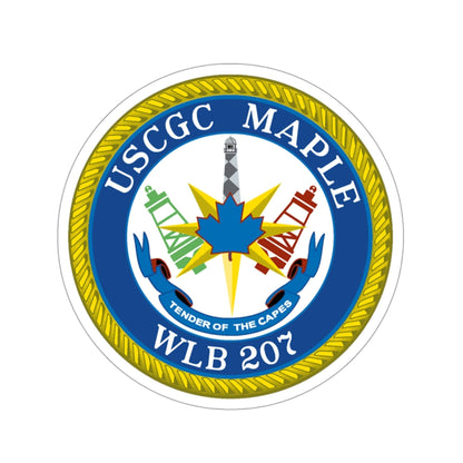 USCGC Maple WLB 207 (U.S. Coast Guard) STICKER Vinyl Die-Cut Decal-3 Inch-The Sticker Space