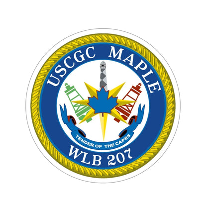 USCGC Maple WLB 207 (U.S. Coast Guard) STICKER Vinyl Die-Cut Decal 5 Inch - The Sticker Space