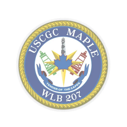 USCGC Maple WLB 207 (U.S. Coast Guard) STICKER Vinyl Kiss-Cut Decal 2 Inch Transparent - The Sticker Space