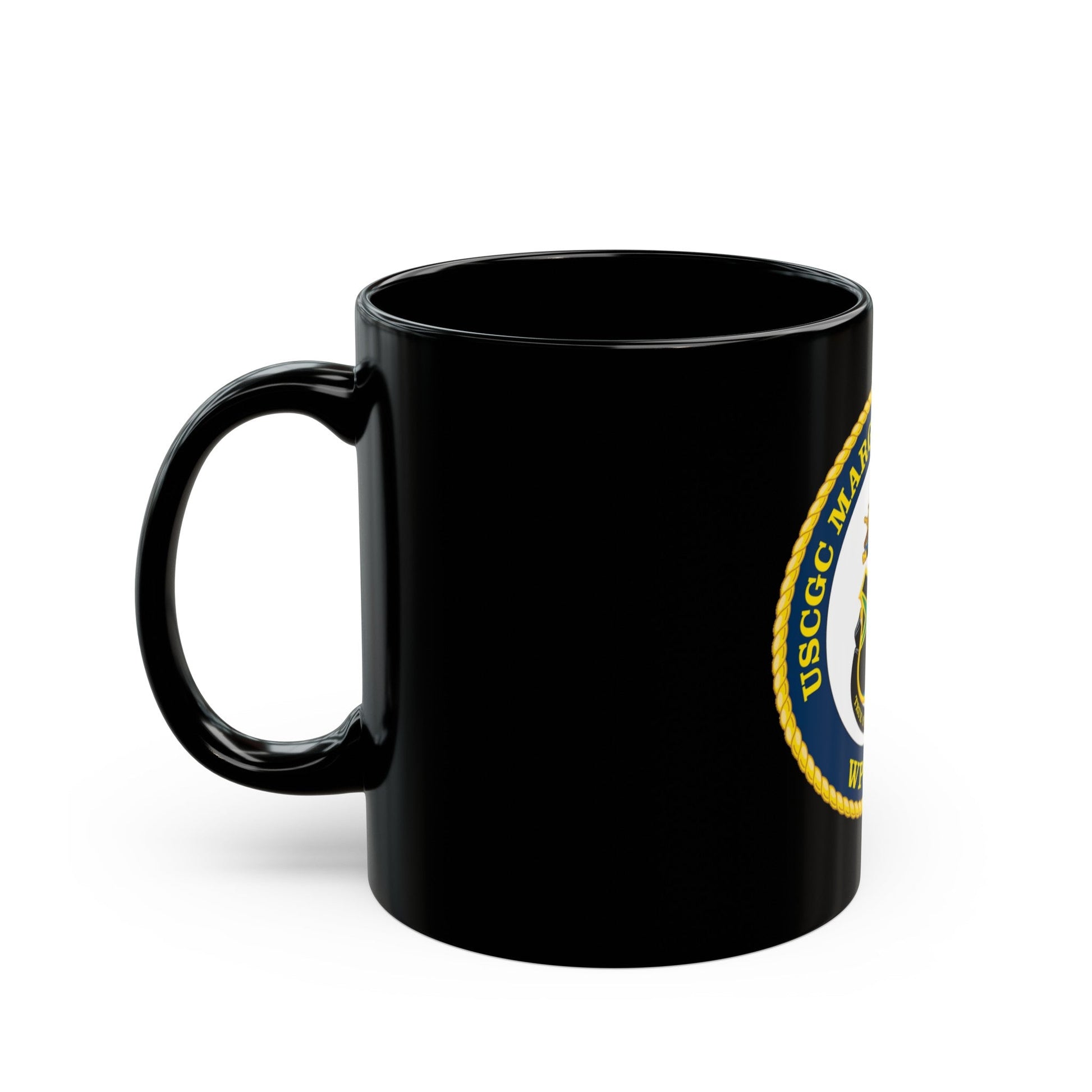 USCGC Margaret Norvell WPC 1105 (U.S. Coast Guard) Black Coffee Mug-The Sticker Space