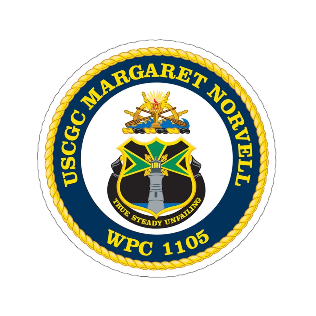 USCGC Margaret Norvell WPC 1105 (U.S. Coast Guard) STICKER Vinyl Die-Cut Decal 3 Inch - The Sticker Space