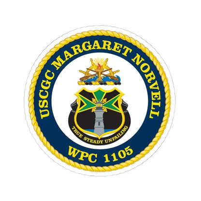 USCGC Margaret Norvell WPC 1105 (U.S. Coast Guard) STICKER Vinyl Kiss-Cut Decal 6 Inch White - The Sticker Space