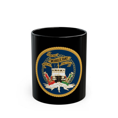 USCGC Mobile Bay WTGB 103 (U.S. Coast Guard) Black Coffee Mug-11oz-The Sticker Space