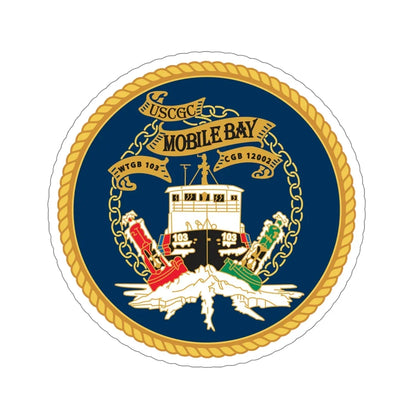 USCGC Mobile Bay WTGB 103 (U.S. Coast Guard) STICKER Vinyl Die-Cut Decal 5 Inch - The Sticker Space