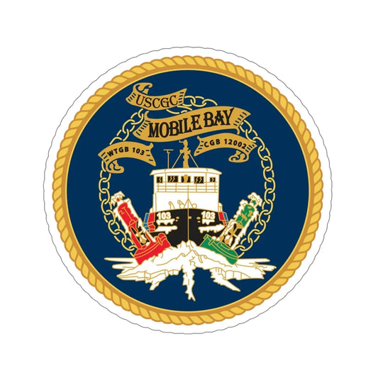 USCGC Mobile Bay WTGB 103 (U.S. Coast Guard) STICKER Vinyl Die-Cut Decal 6 Inch - The Sticker Space