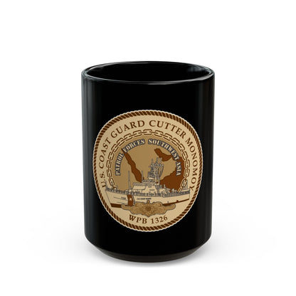 USCGC Monomoy WPB 1326 (U.S. Coast Guard) Black Coffee Mug-15oz-The Sticker Space