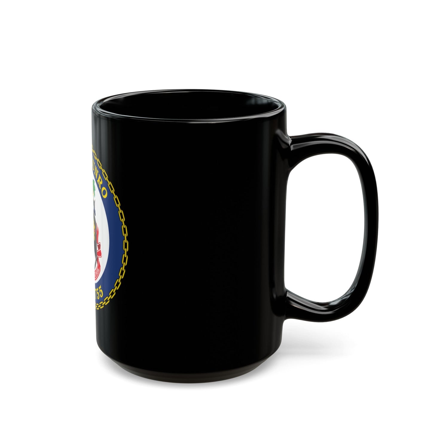 USCGC Munro WMSL 755 (U.S. Coast Guard) Black Coffee Mug-The Sticker Space