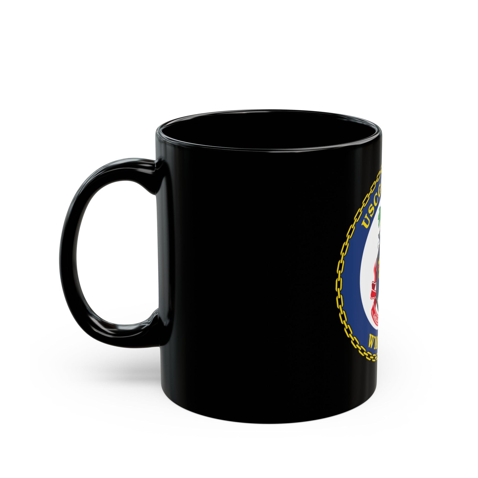 USCGC Munro WMSL 755 (U.S. Coast Guard) Black Coffee Mug-The Sticker Space